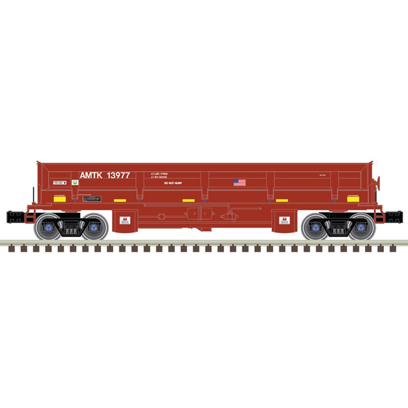 Atlas Premier O Operating Dump Car Amtrak #13973