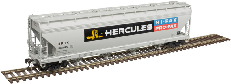 Atlas HO 20006390 ACF 5250 Covered Hopper HCPX -Hercules Pro-Fax No.50415