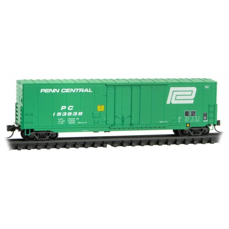 Microtrains N Scale 18100230 Penn Central 50' Box Car Plug Door