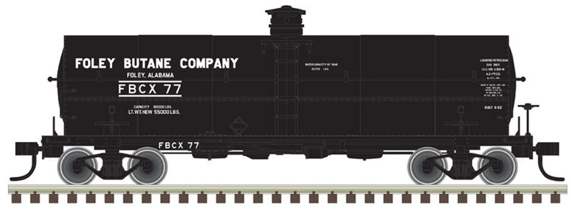 Atlas 50004731 11,000 Gallon Tank Car FBCX - Foley Butane #88