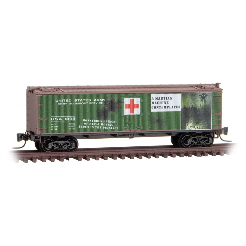 Micro-trains Z Scale 518 00 843 War of the Worlds Car #5