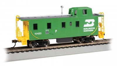 Bachmann HO 14005 Streamlined Caboose With Offset Cupola Burlington Northern 10420