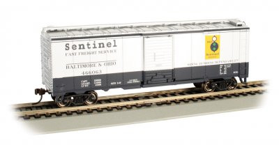 Bachmann B&O #466063 - SENTINEL - 40' BOX CAR (HO SCALE)