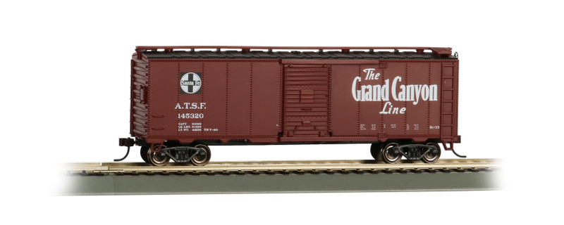 Bachmann 16503 Grand Canyon 40' Santa Fe Map Box Car (HO Scale)