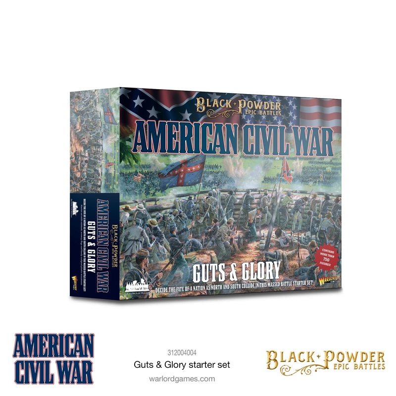 Warlord Games 312004004 Black Powder Epic Battles: ACW Guts & Glory Starter Set