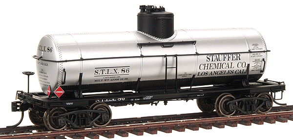 HO Scale Walthers 920-54411 PROTO 2000 Type 21 8,000-Gallon Tank Car Stauffer Chemical Co. STLX 86
