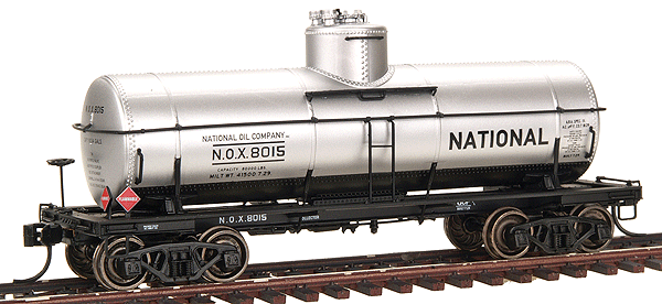 HO Scale Walthers 920-54405 PROTO 2000 Type 21 8,000-Gallon Tank Car National Oil Co. NOX 8015