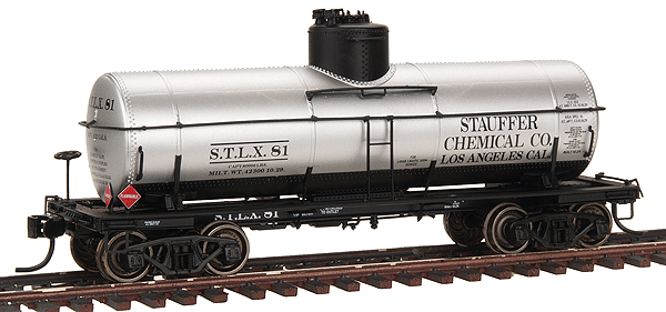 HO Scale Walthers 920-54410 PROTO 2000 Type 21 8,000-Gallon Tank Car Stauffer Chemical Co. STLX 81