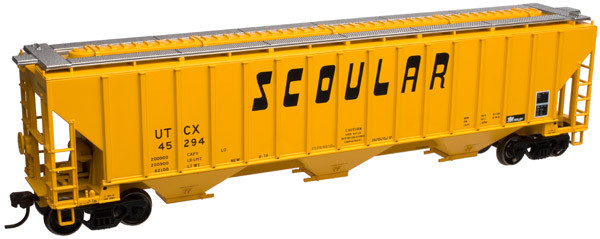 Atlas HO Trainman 20 001 749 Thrall 4750 Covered Hopper Scoular #45290