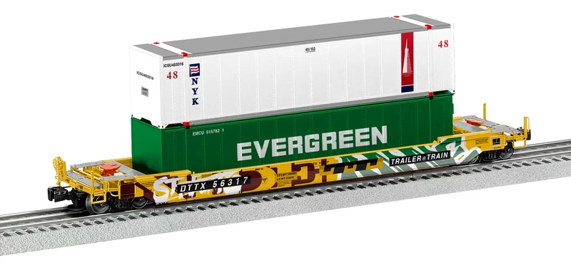 Lionel 2226602 Trailer Train Husky Stack #56317 w/ Graffiti