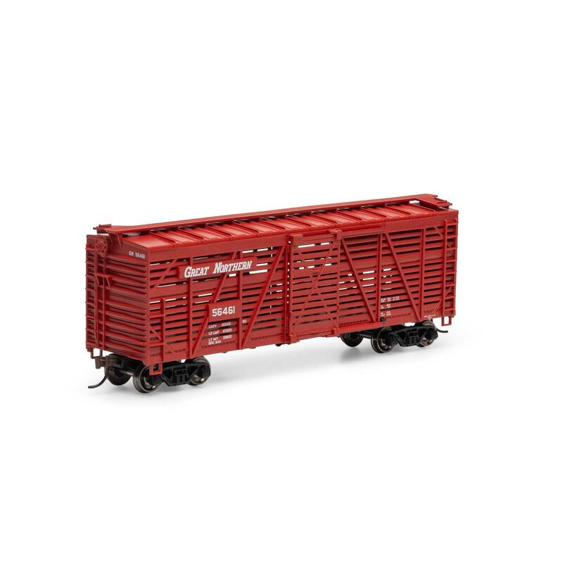 Athearn 75999 HO 40' Stock Car Great Northern #56461