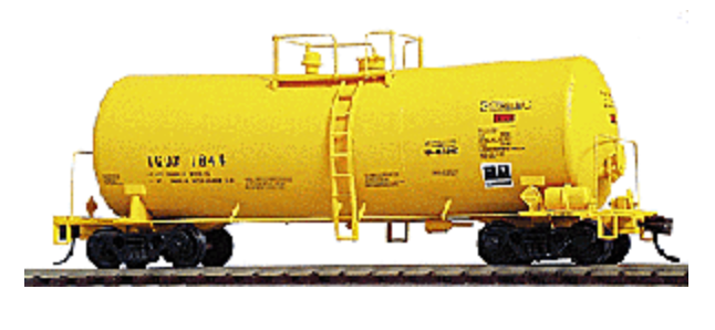 Walthers HO 16,000 Gallon Funnel-Flow Tank Car - Single Car - Assembled -- TGOX (US Rail-Sulfur)