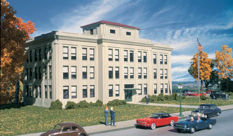 Walthers HO Cornerstone Ford Central Office Building Kit 933-4143