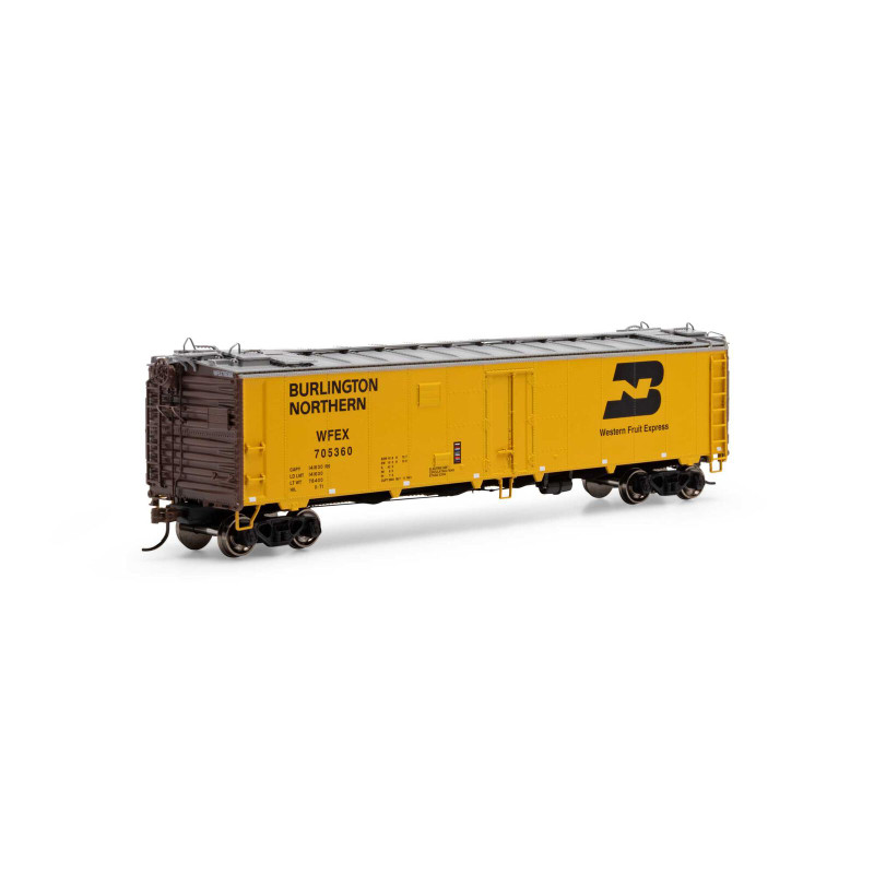 Athearn ATH500033 HO 50' Burlington Northern Ice Bunker Reefer WFEX #705360