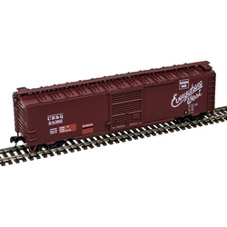 Atlas N 50006913 Trainman 50' Single Door Box Car Burlington & Quincy 24382
