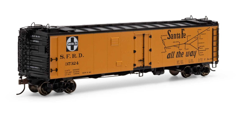Athearn 50025 Santa Fe 50' Ice Bunker Reefer #37324