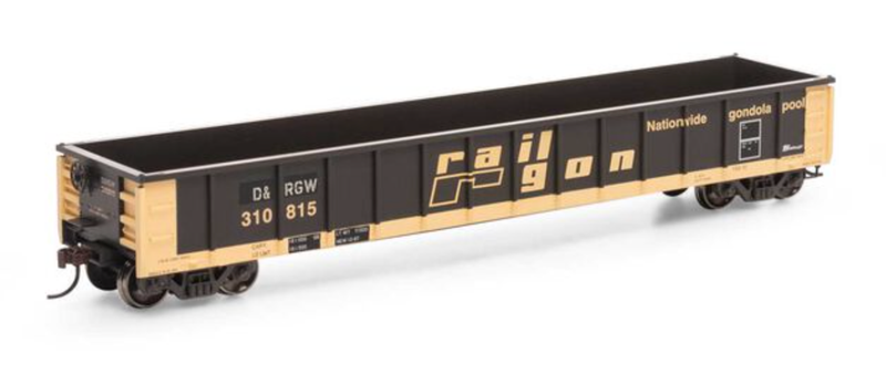 Athearn 8179 HO 52' Mill Gondola, D&RGW Ex-Railgon #351342