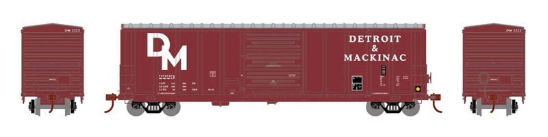 Athearn HO 15953 50' PS 5277 Boxcar Detroit & Mackinac #2223