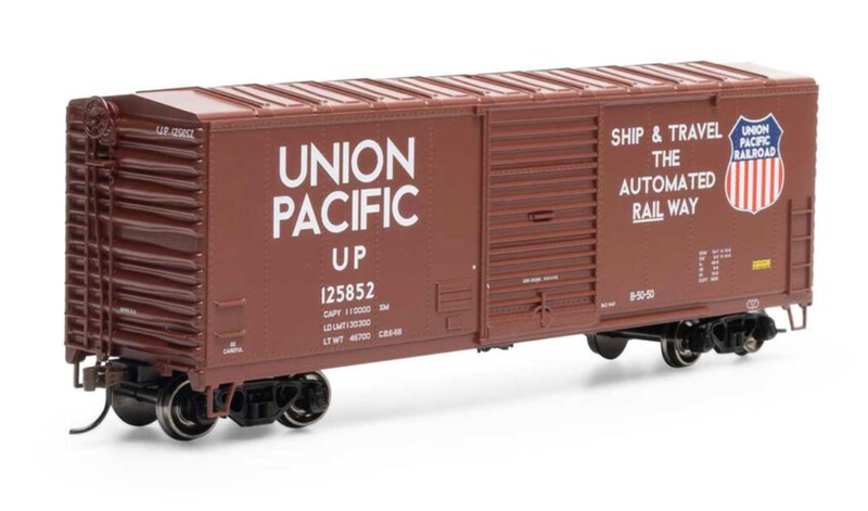Athearn 67961 HO 40' Modern Box Car Union Pacific #125852