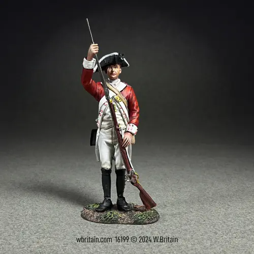 WBritain 16199 Clash of Empires British 43rd Regiment of Foot, Ramming Cartridge, 1780