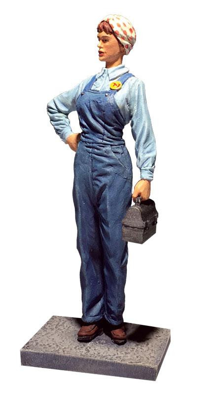 WBritain 10059 Rosie the Riveter, 1941-45 Historical Figure
