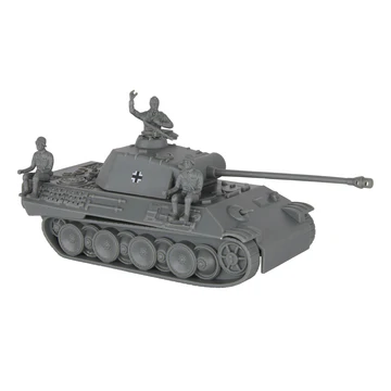 BMC 67325 CTS WW2 German Panther V Tank Gray 1-38 Plastic Army Men Military Vehicle