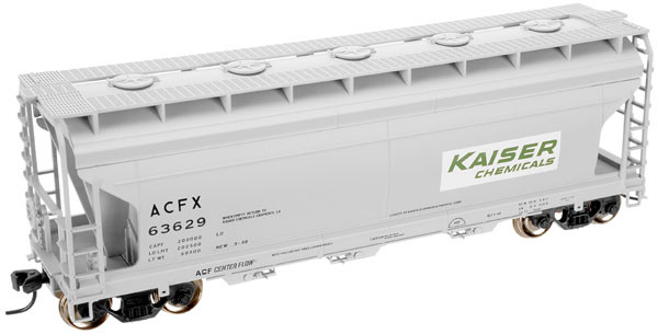 Atlas Trainman HO #20000482 ACF 3650 Covered Hopper Kaiser Chemicals #63621