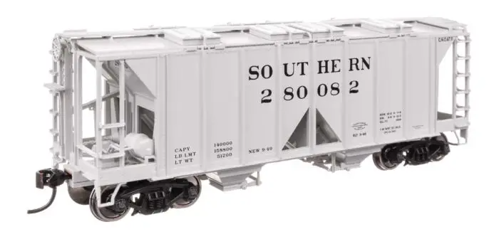 Walthers Mainline 910-49723 HO ACF 1958 Cu Ft Covered Hopper Southern Railway #280082