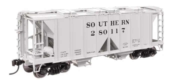Walthers Mainline 910-49724 HO ACF 1958 Cu Ft Covered Hopper Southern Railway #280117