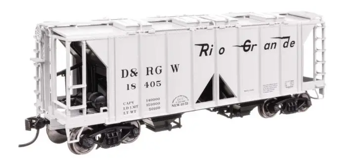 Walthers Mainline 910-49711 HO ACF 1958 Cu Ft Covered Hopper Denver & Rio Grande(TM) #18405