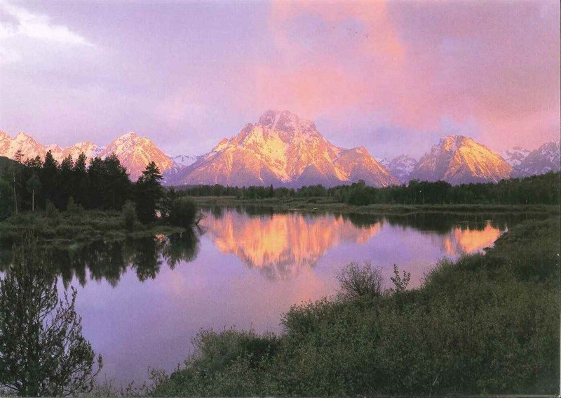 10 Original Photographic Art Note Cards With Envelopes Oxbow Bend Mount Moran