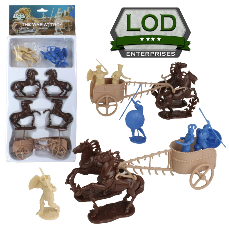 LOD Enterprises Plastic Figures LOD002 The War At Troy Chariot Set