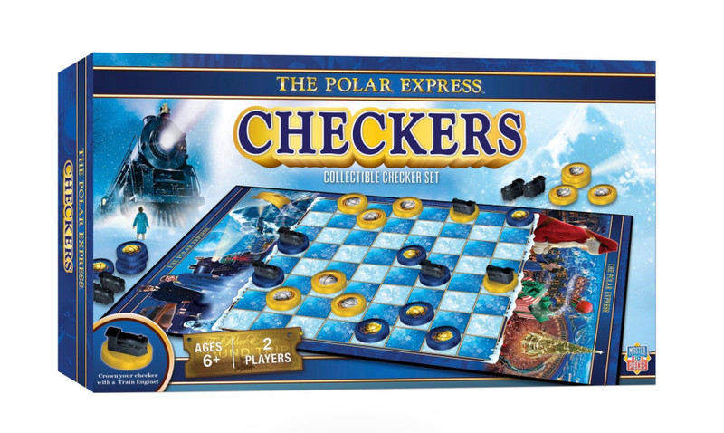 MasterPieces The Polar Express Checkers Board Game