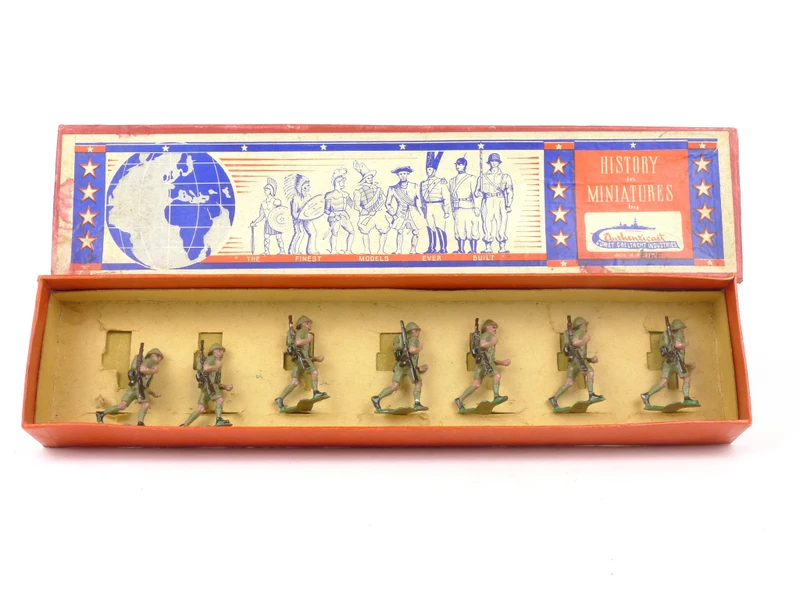Authenticast Toy Soldiers Set 252 Britain North African Infantry 1942