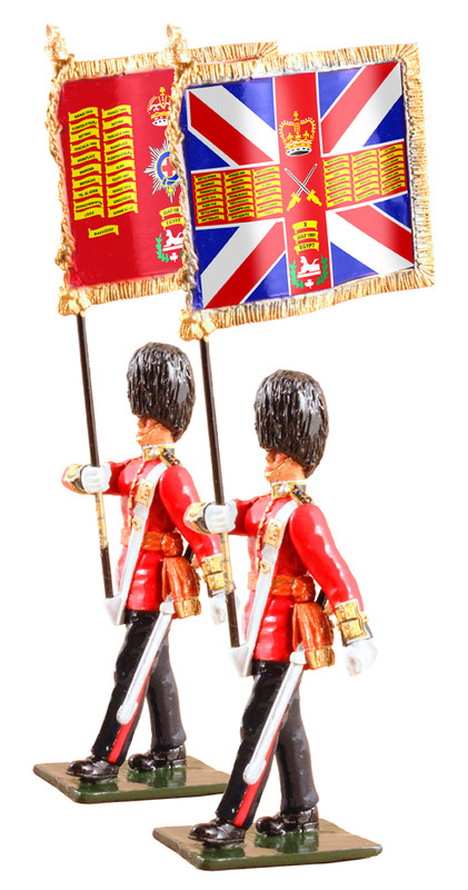 WBritain 48016 The Queen's Diamond Jubilee Set, The Guards Colours, Coldstream Guards
