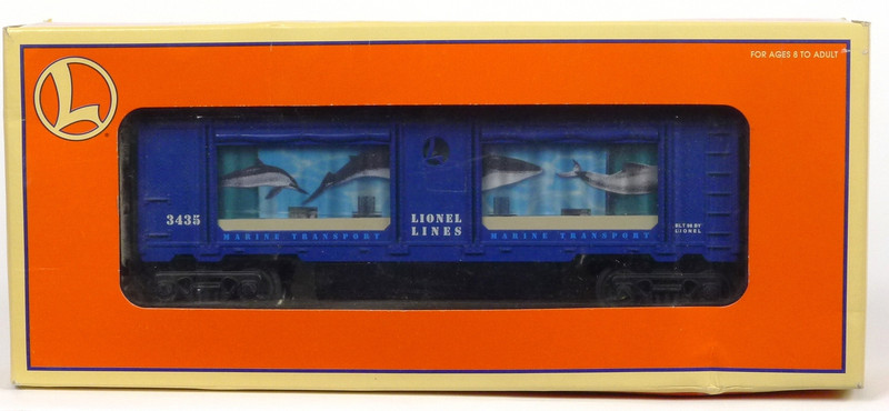 Lionel O Scale Trains Command Control Aquarium Car 6-19845