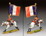 King & Country Soldiers NA476 Age Of Napoleon Sgt. Ewart & The French Standard