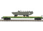 MTH Trains 20-92216C Premier US Army Flat Car With GMC DUKW 353 Road No 609303