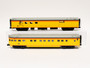 MTH Trains 20-3548a Chessie 70' 2 Car RPO/Observation Passenger Set