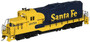 Walthers Trainline 931-103 Santa Fe GP9M Diesel Locomotive Engine HO Scale