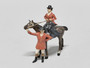 Heyde Germany Mounted Woman and Jockey Lead Figure
