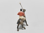 Heyde Germany Polo Player Mounted Jockey with Mallet Up Vintage Lead Figure