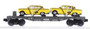 MTH O RailKing Auto Transport 1959 Flat Car With Ertl '59 Taxis 30-7625