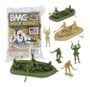 BMC Toys 48575 Marx Plastic Army Beach Assault OD Green and Tan 24pc WW!! US Soldiers