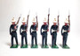 Blenheim Set B17 Royal Marines 6 pieces Vintage Historical Figures