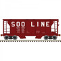 Atlas 50004178 N Scale Trainman PS-2 Covered Hopper ~ SOO Line #6879