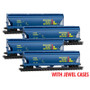 Micro-Trains N Scale 98300199 Golden West Service 4 Car Runner Pack