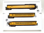 MTH 20-2925-1 Union Pacific Little Zip M10000 Diesel Passenger Set PS2 O Scale