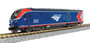 Kato 1766053 Siemens ALC-42 Charger - Standard DC -- Amtrak 304 (Phase VI; blue, red, white, silver)