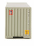 Walthers SceneMaster 949-8221 HO Scale Yang Ming 40' Hi-Cube Corrugated Container